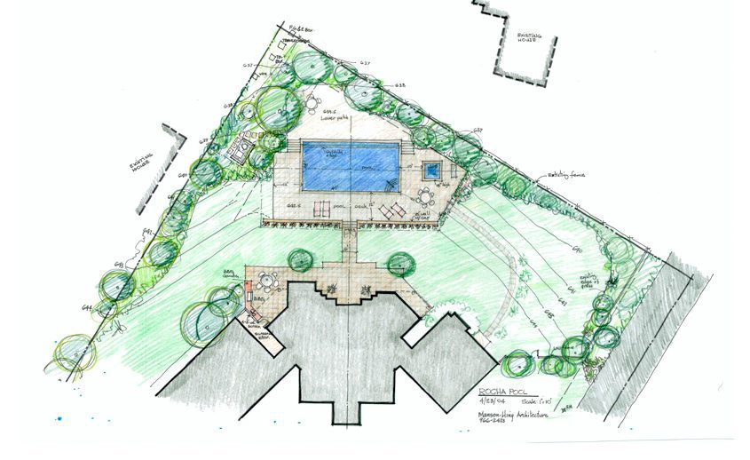 swimming pool terrace