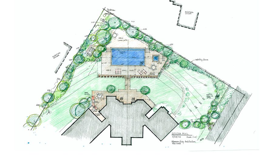 swimming pool terrace